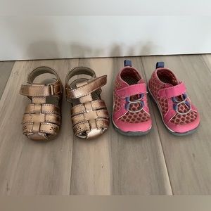 See Kai Run size 4 girls sandals bundle